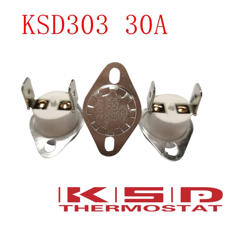 5pcs KSD301/ksd303150c  150  30A250V NC  ..